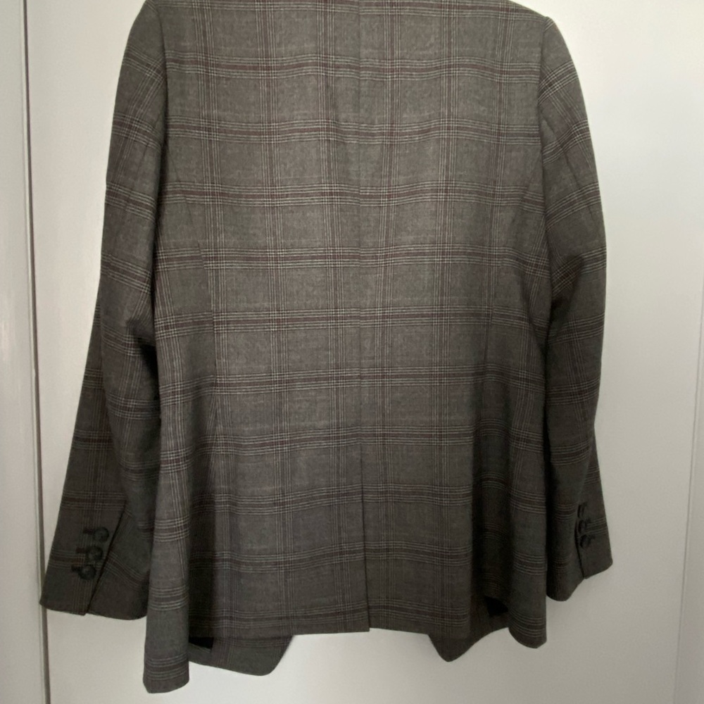 Fully Lined, Machine Washable Double-Breasted Fal… - image 2